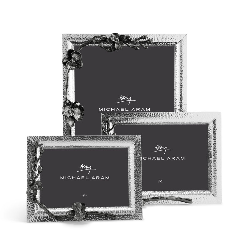 Black Orchid Picture Frame 4x6