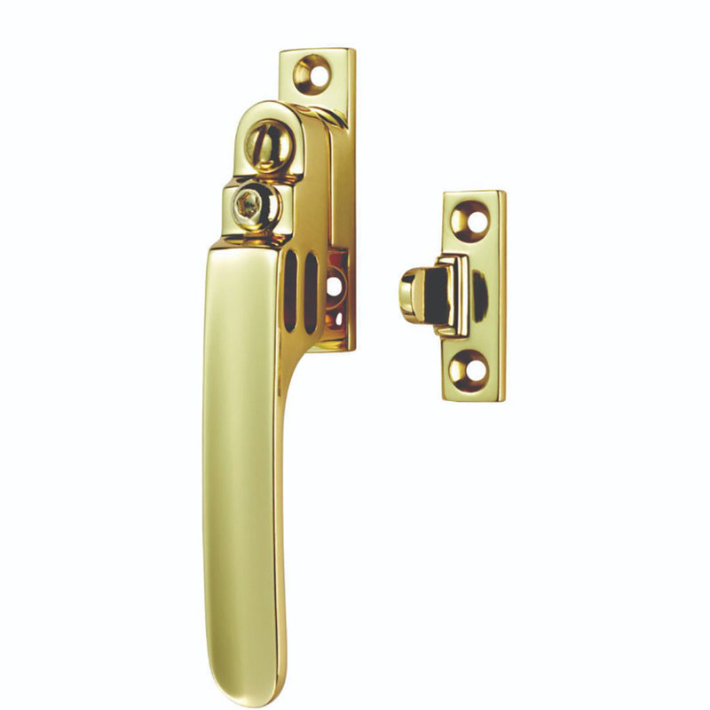 Victorian Locking Night Vent, Polished Brass