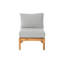 Huntington Teak Outdoor Armless Club Chair-210587385