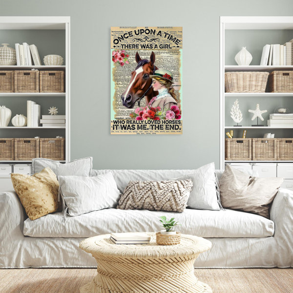 Trinx A Girl Who Really Loved Horse On Canvas Print | Wayfair