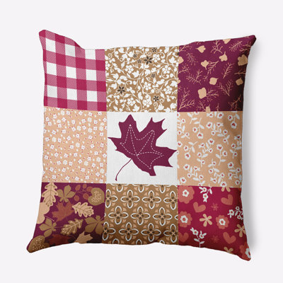 Housse de coussin en polyester carré et insert par E by Design