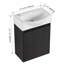 Combinaison de meuble-lavabo simple pour petit espace de salle de bain-830465520