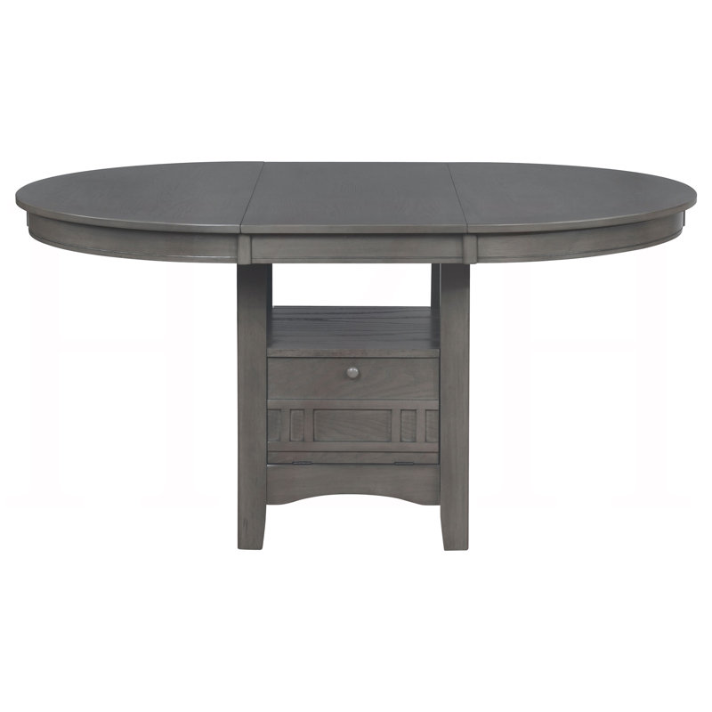 Table de bar blanche et chromée