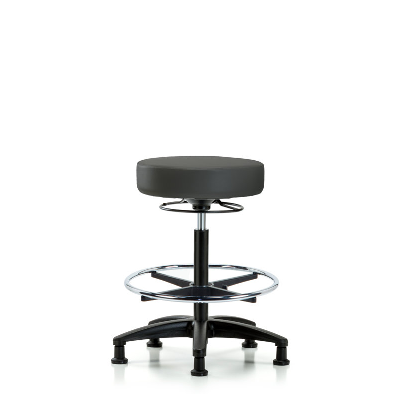 Tabouret de laboratoire Audet, Anthracite, Patins