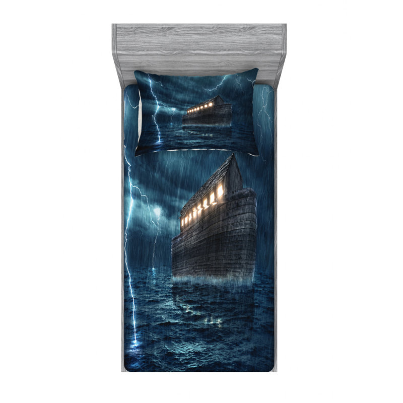 Microfiber Sheet Set, Twin Sheet Set with Fitted Sheet
