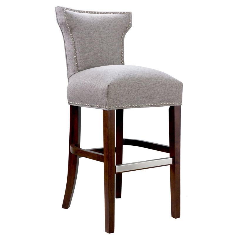 Tabouret de bar et de comptoir Canonbury Carleton, Tabouret de comptoir (hauteur de siège de 27 po), Espresso, Vison