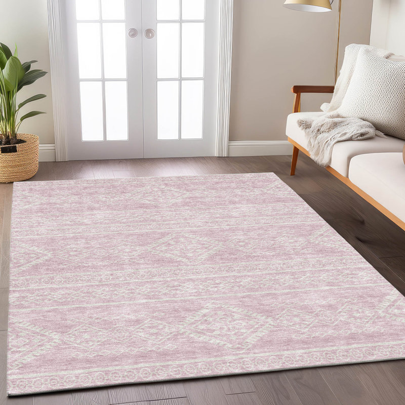 Chalee Washable Southwestern Indoor Rug, Rectangle 3' x 5'