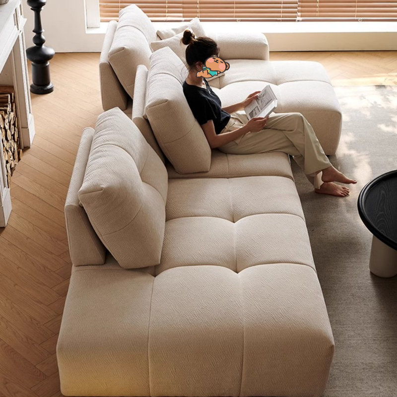 Modern Pixel Tofu-Block Movable Sofa