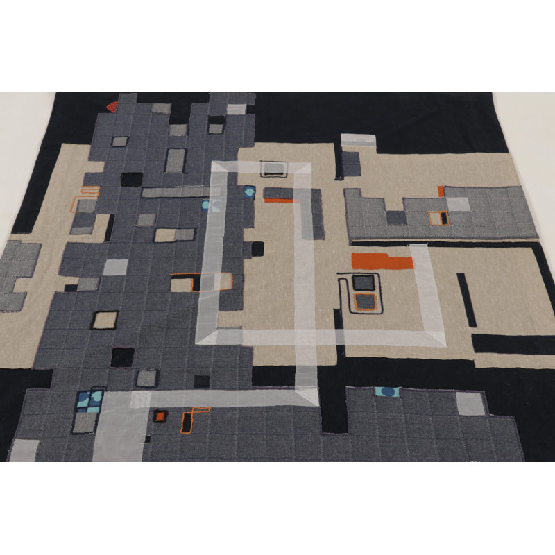 Cotton and Silk Area Rug