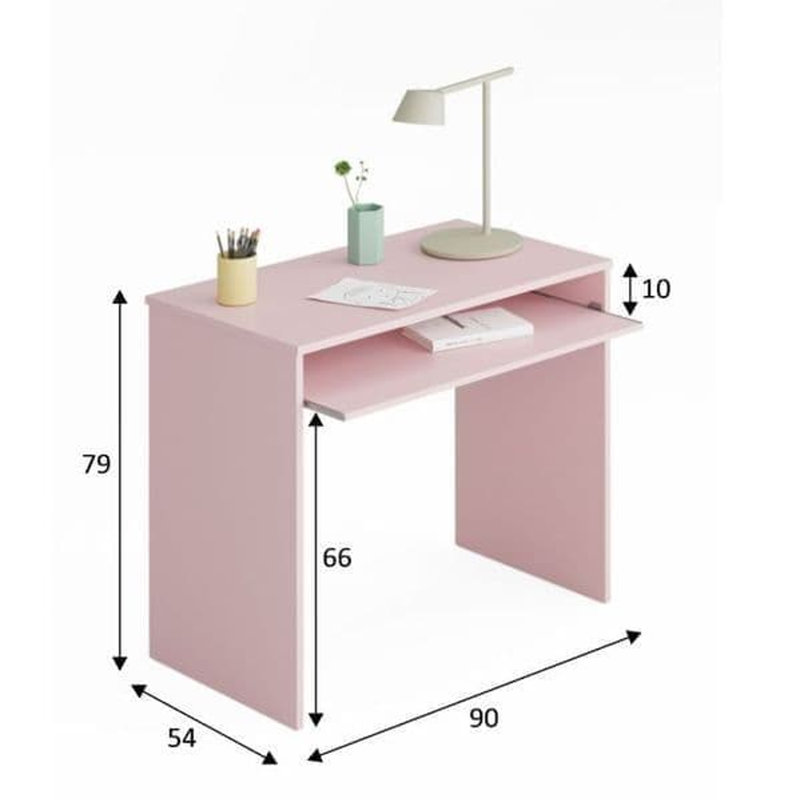 Nicoletto Solid Wood Computer Desk