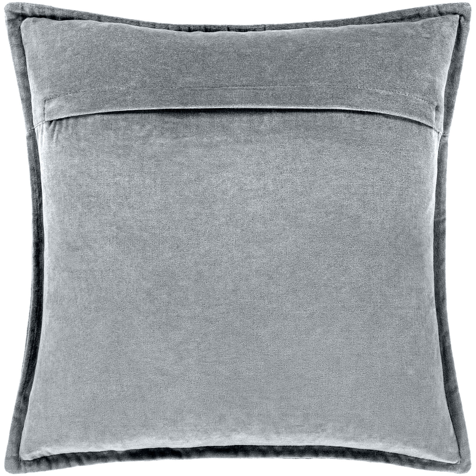 Edgar Throw Pillow, Charcoal, Polyester/Polyfill, 22"H x 22"W