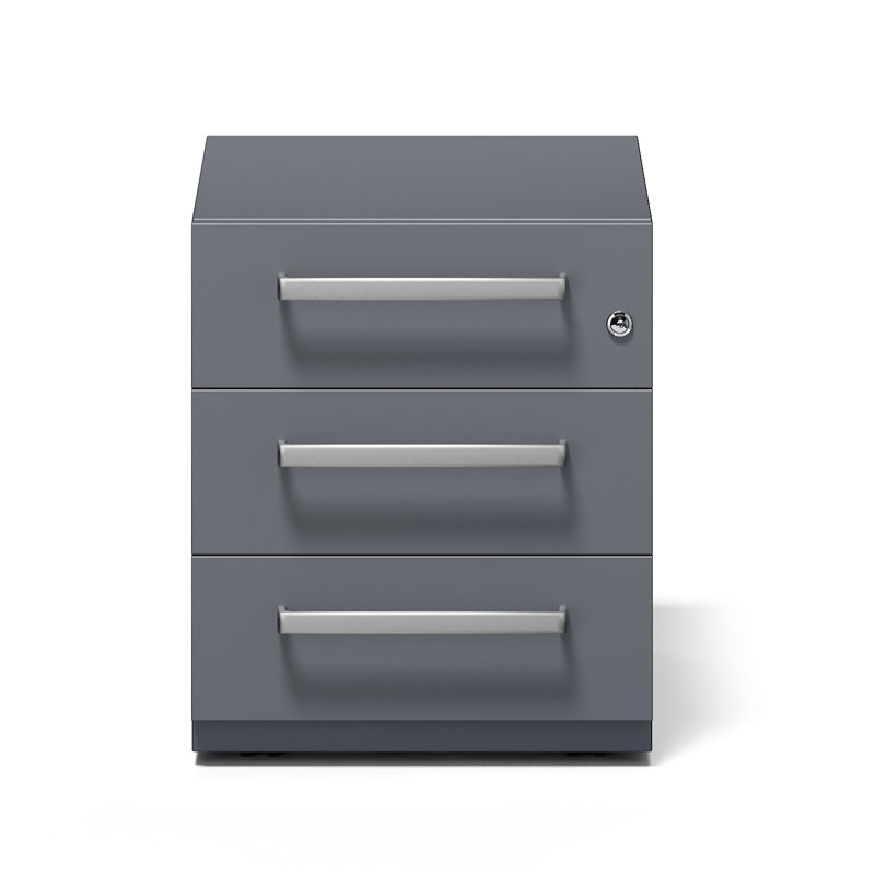 Note 3 Drawer Filing Cabinet, Anthracite