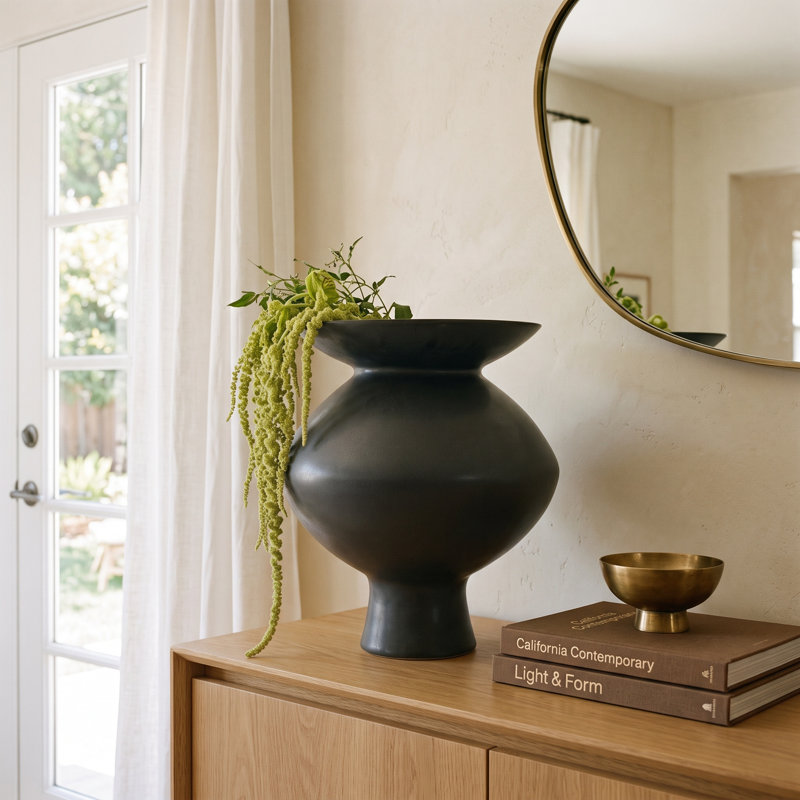 Palermo Table Vase 1, 13.5" H x 12" W x 12" D