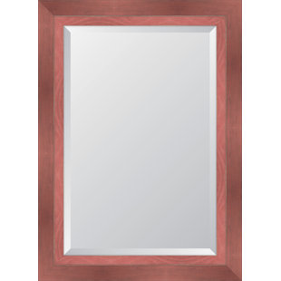 Wood Flat Wall Mirror