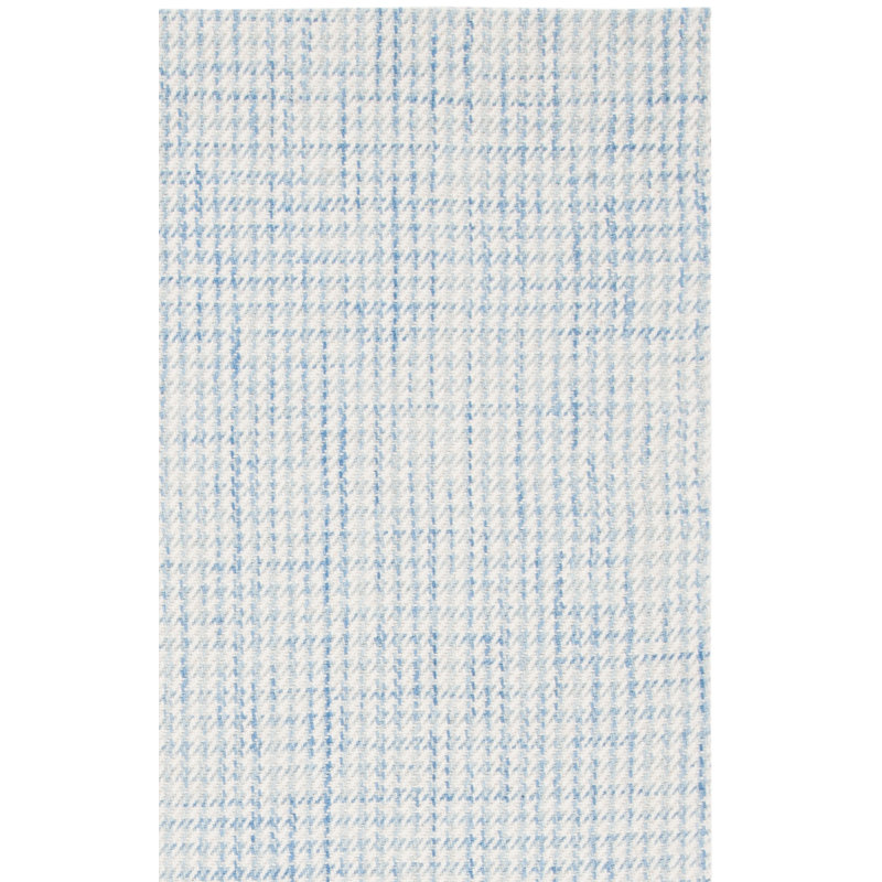 Tapis en laine et en coton tissé à la main Earie, Tapis de couloir 2 pi 3 po x 7 pi