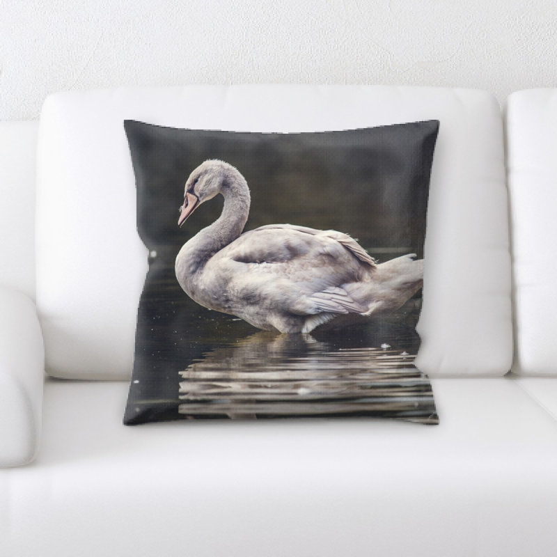 Housse et insert de coussin carré Swan