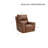 Triple Power Genuine Leather Recliner with Zero Gravity Headrest and Lumbar Support-675530733