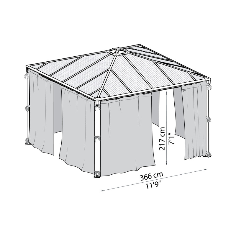 Palermo Gazebo Netting Set