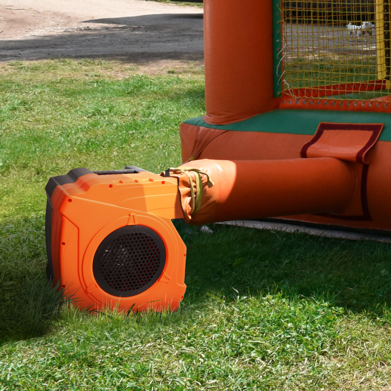 VEVOR 17" Orange Plastic Oscillating Blower Fan