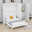 Grand lit escamotable avec placard