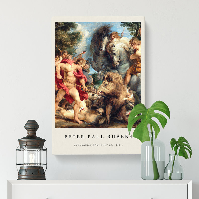 Attack by Peter Paul Rubens - Wrapped Canvas, 76cm H x 50cm W x 3cm D