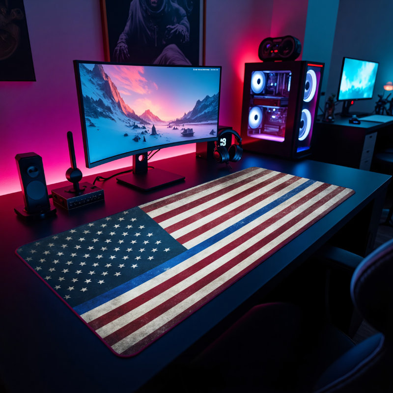 Polyester Desk Pad, 23.6x13.8