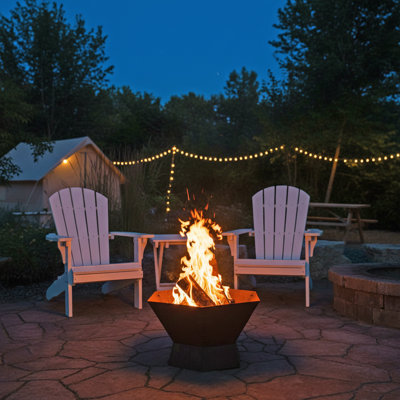 Schulenburg Steel Wood Burning Fire Pit