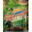 Chinese Garden Toile Wallpaper Roll