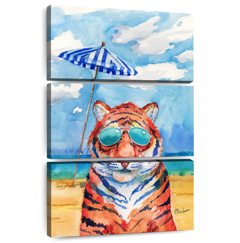 Abat-jour Ketti Tiger, H 38 po x l 24 po