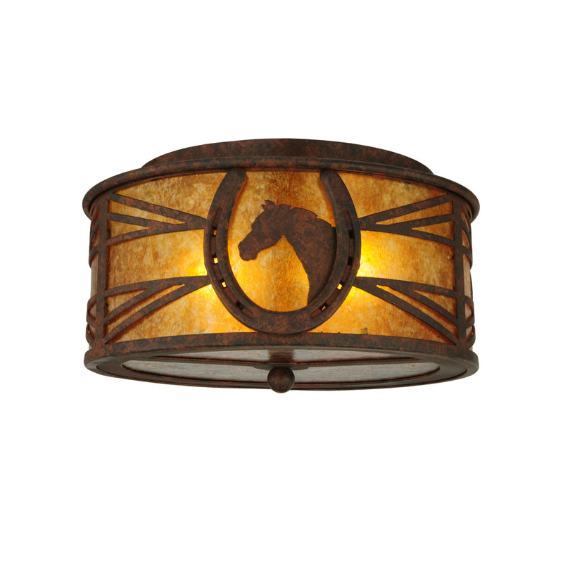 Rustic Lodge 2 - Light Flush Mount