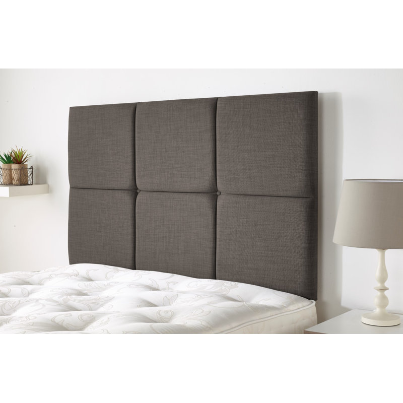 Upholstered Headboard, Small Double (4'), Slate
