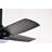 Hestrune 52-inch Black Led Lighted Ceiling Fan