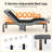 Queen Adjustable Bed Frame with Adjustable Legs and Wireless Remote