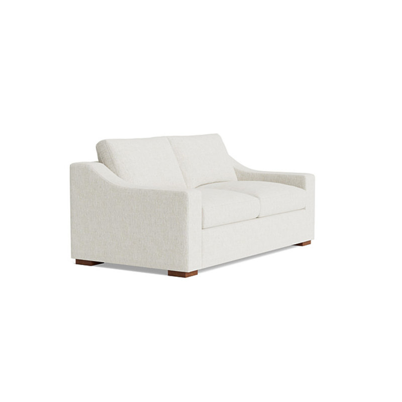 Lucca Loveseat (70"), Performance Weave - Snow