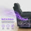 Fauteuil inclinable et berçant moderne pivotant à 360 °-48606267