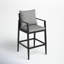 Cayman Aluminum Outdoor Bar Stool with Cushion-66603315