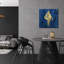 Art mural en verre acrylique «Indigo Sea Treasure I» par Carol Robinson-101633256