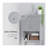 Over-the-Toilet Storage Cabinet with Shaker Doors, Gray MDF Bathroom Organizer