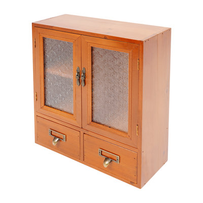 Organisateur de bureau en bois avec tiroir