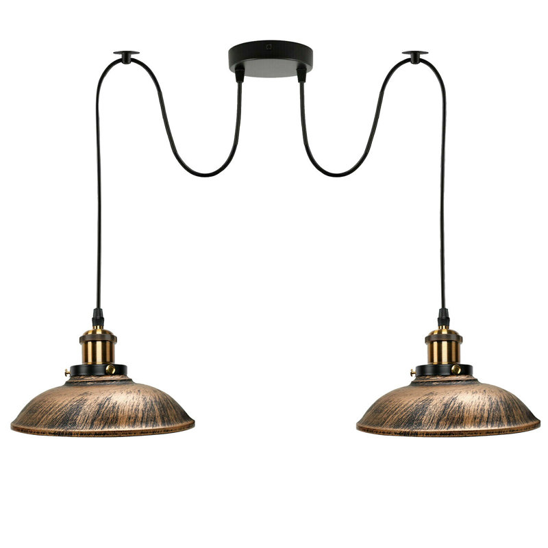 Hinkle 2 - Light Cluster Pendant, Brushed Copper