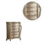 Commode 5 tiroirs en bois au fini perle antique
