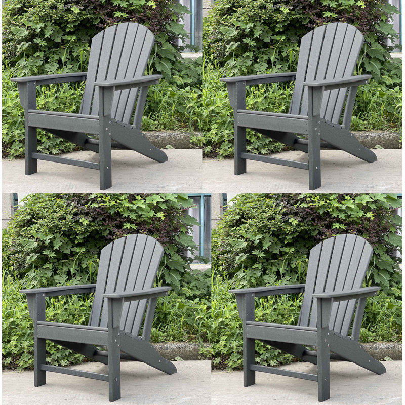 Arneson Outdoor Adirondack Chair, Slate Gray
