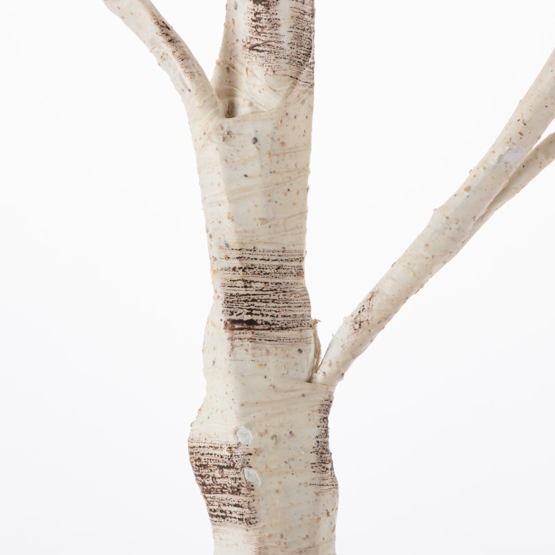 4' Pre-Lit Birch Tree with LED Lights
