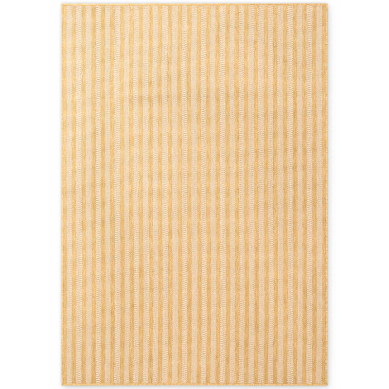 Destyn Striped Indoor / Outdoor Area Rug, Tan, Rectangle 120 x 170 cm