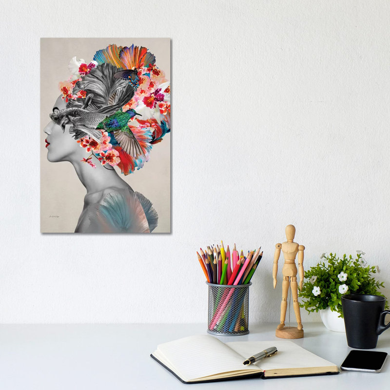 Aretha by Ana Paula Hoppe - Wrapped Canvas Print, 20.32 cm H x 30.48 cm W