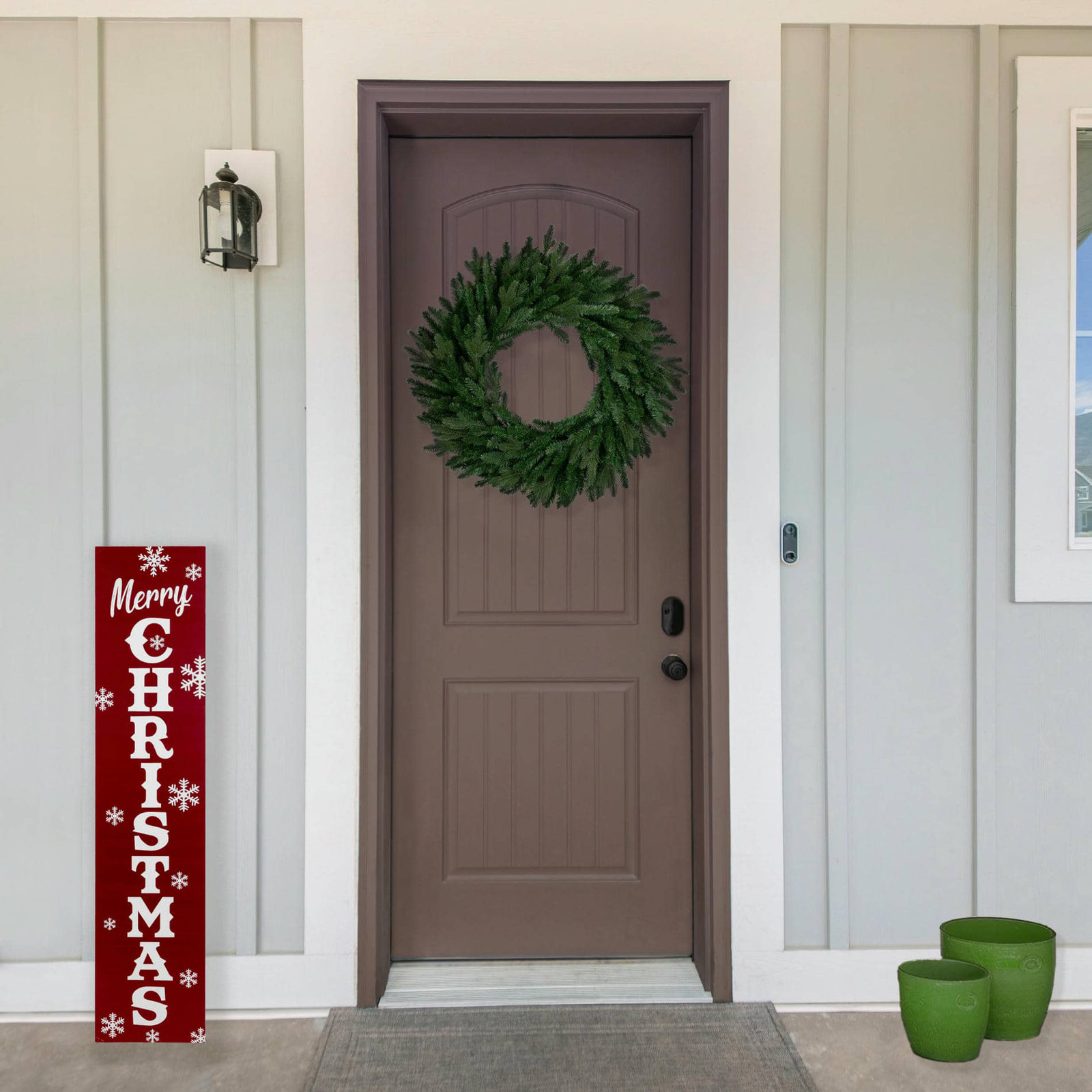 Real Touch™ Grande Spruce Artificial Christmas Wreath, 36" H x 36" W x 6" D