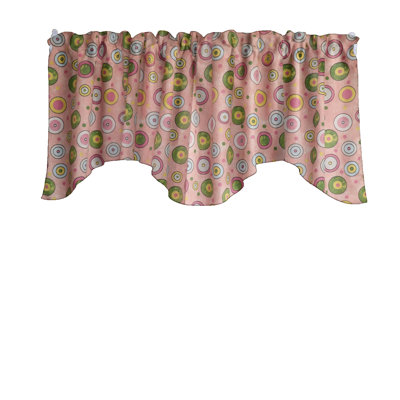 Cotton Blend Scalloped Window Valance