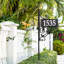 Nite Bright Ironwork Reflective Address Post