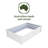 The Organic Garden Co. Hakea 4' x 3' x 1' Metal Galvanized Steel Rectangle Garden Bed Surfmist-2036022114-2036022115