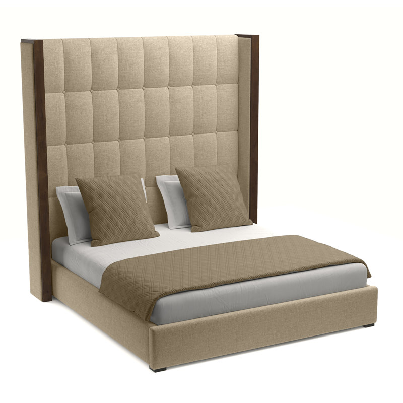 Dipson Upholstered Standard Bed, California King, Flax Revolution®